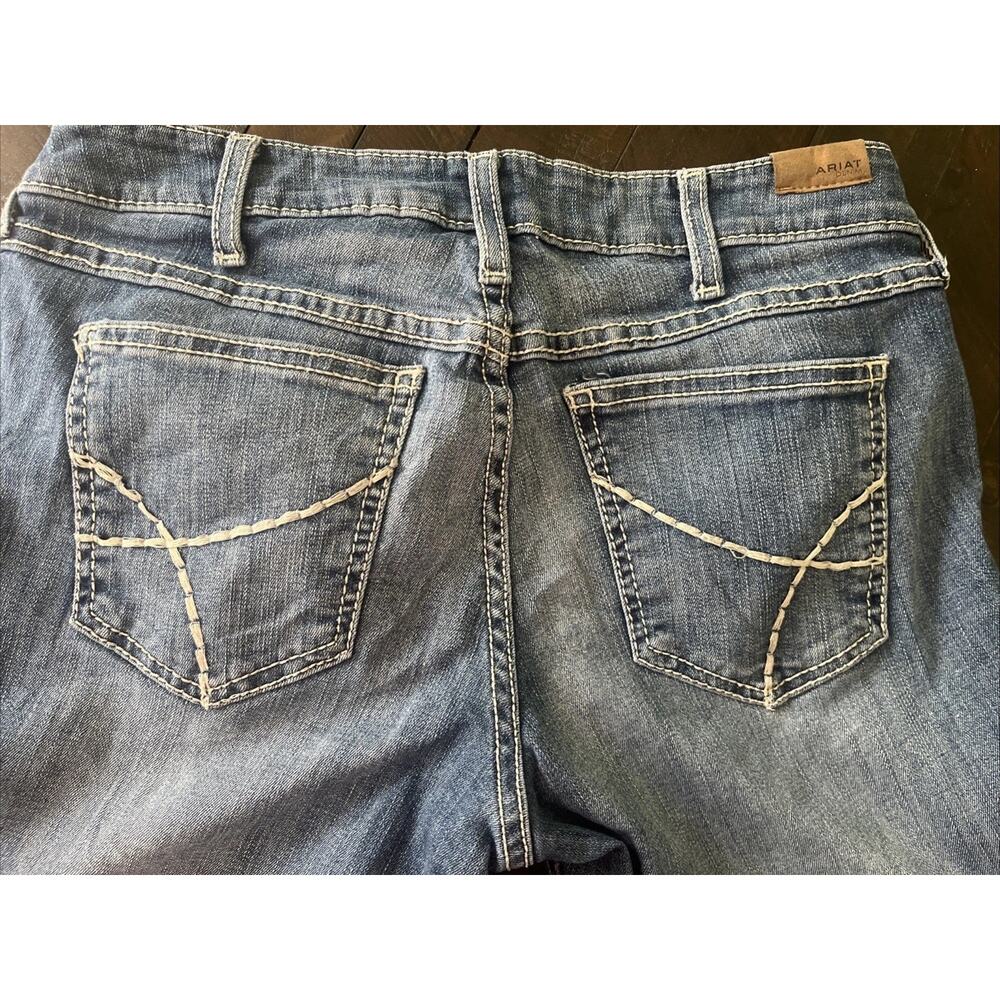 Ariat Denim Women’s Trouser Jeans Bootcut Embroidered Size 30 30R Western - Picture 3 of 13